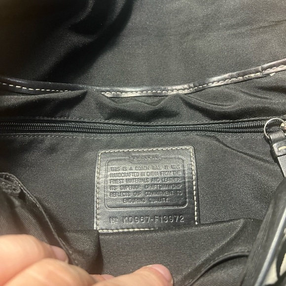 Coach Black and Gray Crossbody Bag - Picture 2 of 6